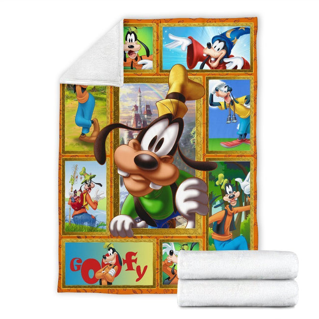 Cute Goofy Fleece Blanket Funny Gift Idea 4 - PerfectIvy