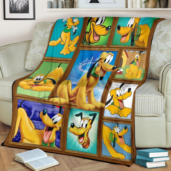 Cute Pluto Fleece Blanket For Fan Gift Idea 3 - PerfectIvy