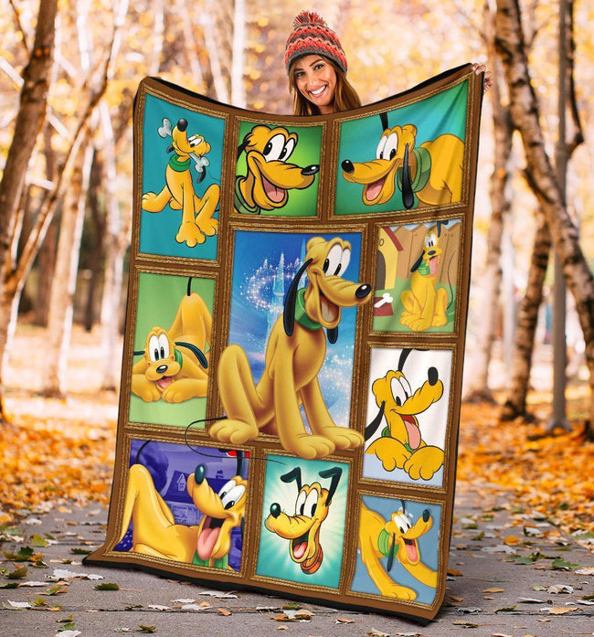 Cute Pluto Fleece Blanket For Fan Gift Idea 5 - PerfectIvy