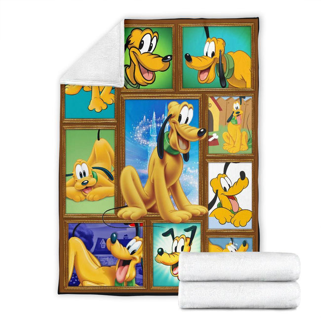 Cute Pluto Fleece Blanket For Fan Gift Idea 7 - PerfectIvy