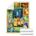 Cute Pokemon Fleece Blanket Funny Gift For Pokemon Fan 4 - PerfectIvy