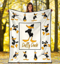 Daffy Duck Fleece Blanket Looney Tunes Cartoon Fan 1 - PerfectIvy