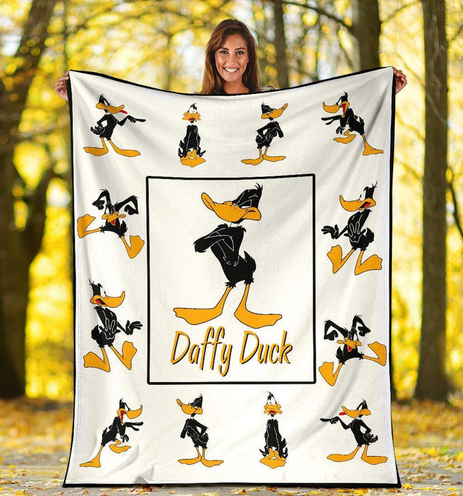Daffy Duck Fleece Blanket Looney Tunes Cartoon Fan 1 - PerfectIvy
