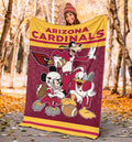 Cardinals Team Fleece Blanket Football Fan Gift Idea 4 - PerfectIvy