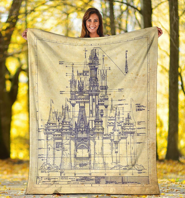 Castle Fleece Blanket For Fan Gift 3 - PerfectIvy