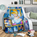 Cinderella Fleece Blanket Gift Idea 3 - PerfectIvy