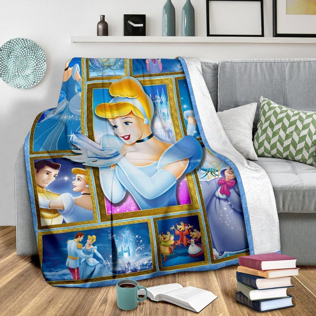 Cinderella Fleece Blanket Gift Idea 3 - PerfectIvy