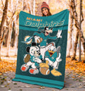 Dolphins Team Fleece Blanket Football Fan Gift Idea 4 - PerfectIvy