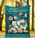 Dolphins Team Fleece Blanket Football Fan Gift Idea 5 - PerfectIvy