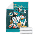 Dolphins Team Fleece Blanket Football Fan Gift Idea 7 - PerfectIvy