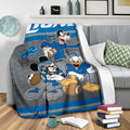 Lions Team Fleece Blanket Football Fan Gift Idea 3 - PerfectIvy