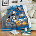 Lions Team Fleece Blanket Football Fan Gift Idea 1 - PerfectIvy