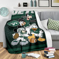 New York Jets Team Fleece Blanket Football Fan Gift Idea 3 - PerfectIvy