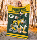 Packers Team Fleece Blanket Football Fan Gift Idea 4 - PerfectIvy