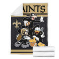 Saints Team Fleece Blanket Football Fan Gift Idea 6 - PerfectIvy