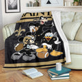Saints Team Fleece Blanket Football Fan Gift Idea 1 - PerfectIvy