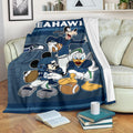 Seahawks Team Fleece Blanket Football Fan Gift 1 - PerfectIvy