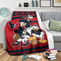 Texans Team Fleece Blanket Football Fan Gift 3 - PerfectIvy