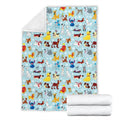 Dogs Characters Fleece Blanket For Fan Gift 4 - PerfectIvy