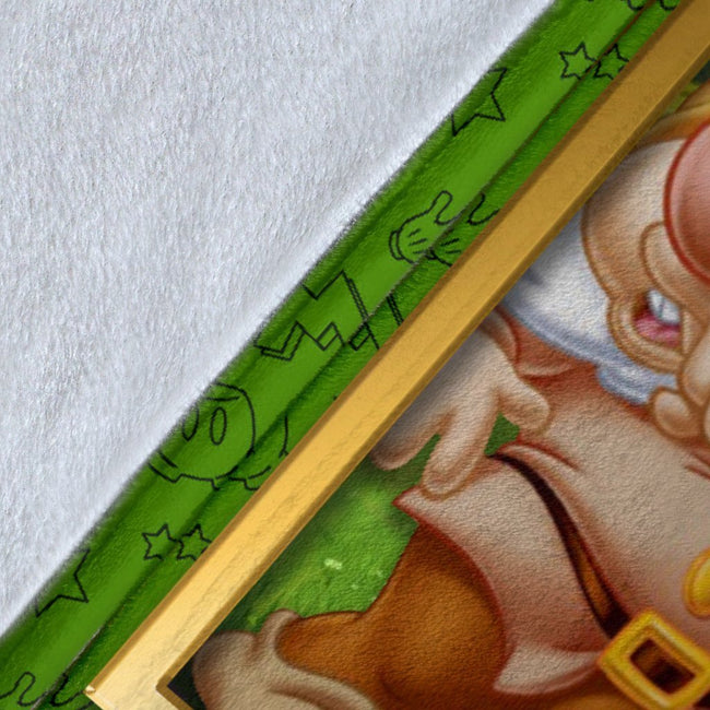 Dopey Dwarf Fleece Blanket Funny Gift For Fan 5 - PerfectIvy