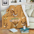 Eevee Fleece Blanket For Fan Gift 2 - PerfectIvy