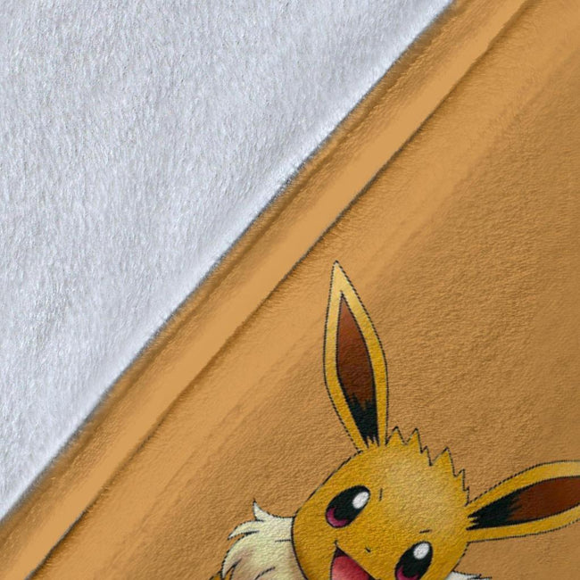 Eevee Fleece Blanket For Fan Gift 8 - PerfectIvy