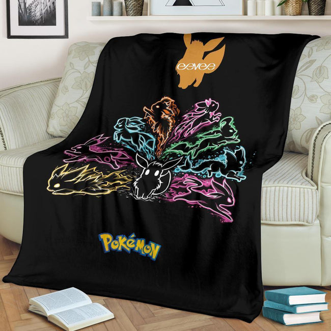 Eevee Fleece Blanket Funny For Fan 3 - PerfectIvy