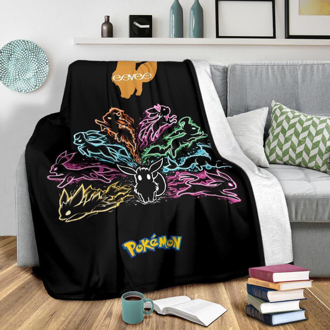Eevee Fleece Blanket Funny For Fan 4 - PerfectIvy