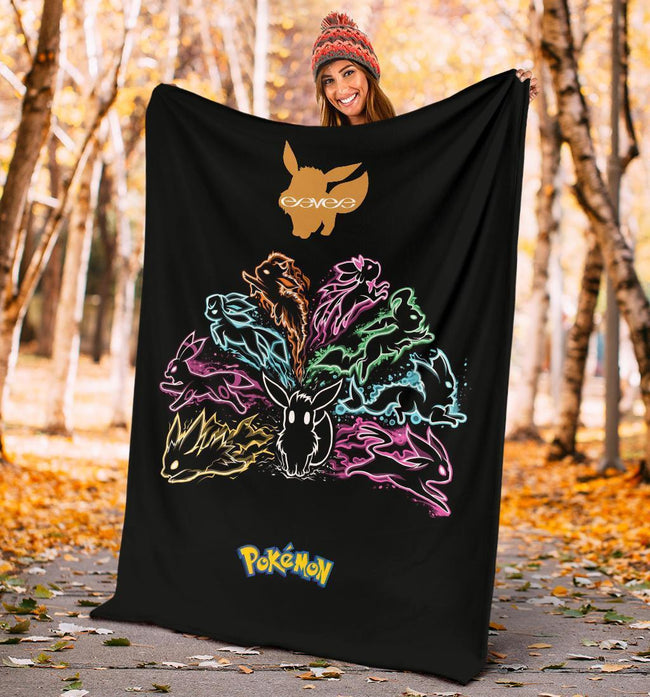 Eevee Fleece Blanket Funny For Fan 5 - PerfectIvy