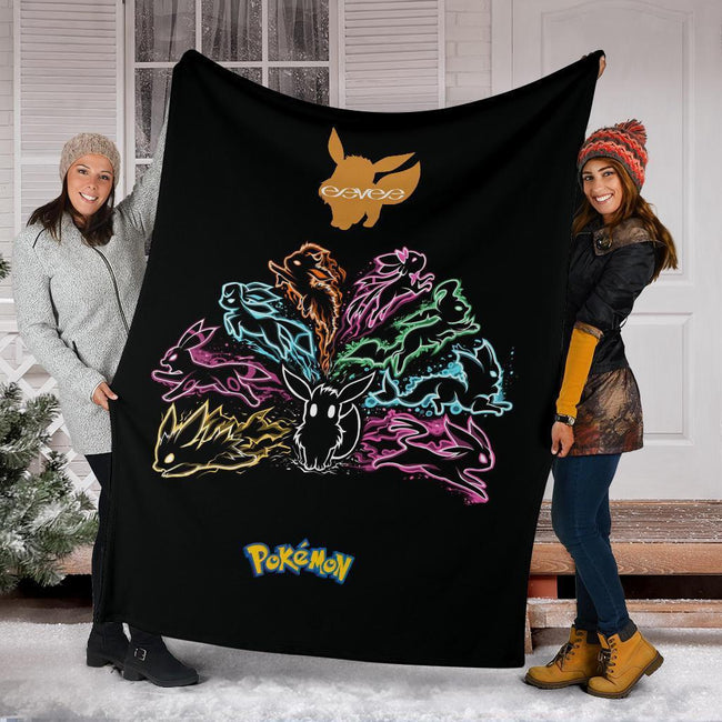 Eevee Fleece Blanket Funny For Fan 6 - PerfectIvy