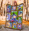 Eeyore Fleece Blanket Winnie The Pooh Friends Fan Gift 5 - PerfectIvy