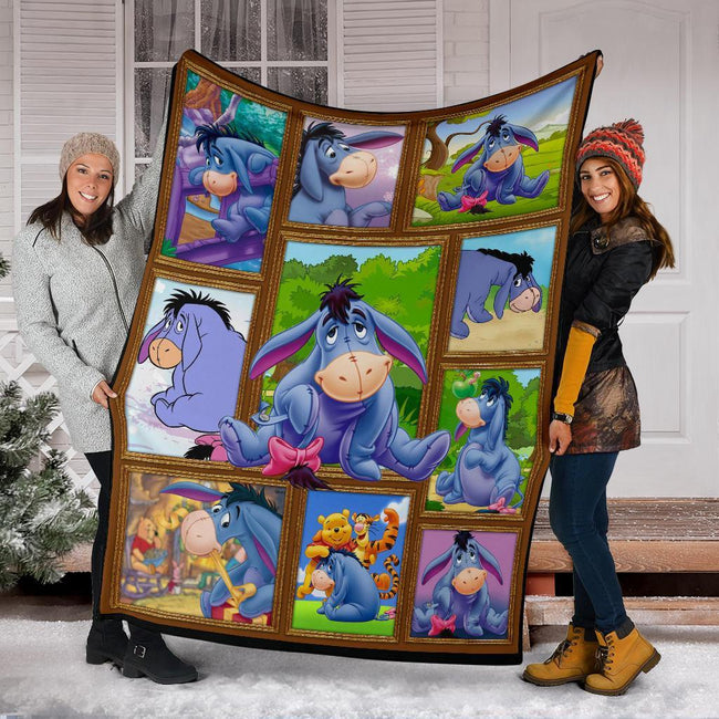 Eeyore Fleece Blanket Winnie The Pooh Friends Fan Gift 6 - PerfectIvy