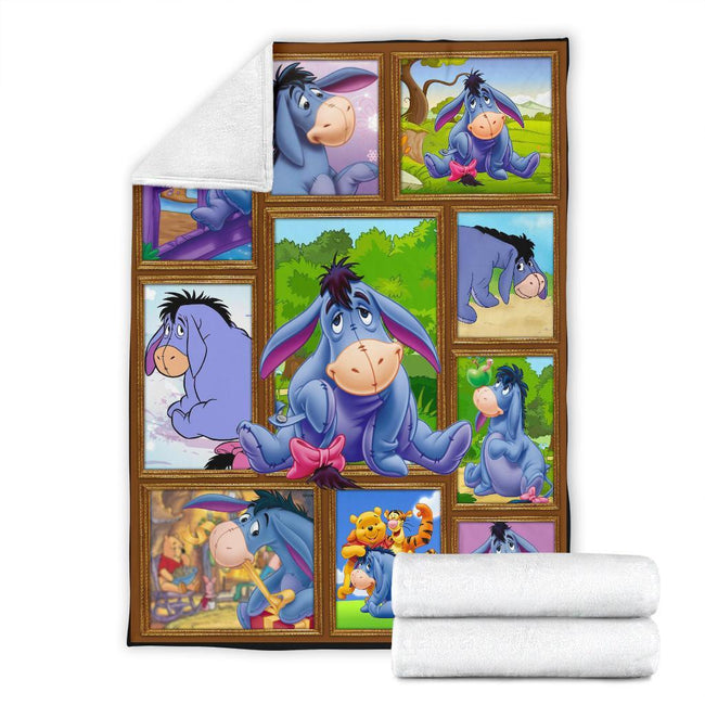 Eeyore Fleece Blanket Winnie The Pooh Friends Fan Gift 7 - PerfectIvy