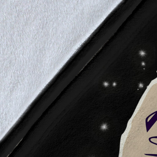 Elephant Fleece Blanket I Love You To The Moon And Back 5 - PerfectIvy