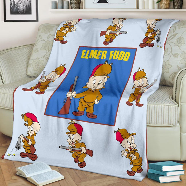 Elmer Fudd Fleece Blanket For Looney Tunes Fan 3 - PerfectIvy