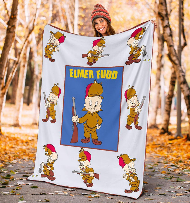 Elmer Fudd Fleece Blanket For Looney Tunes Fan 5 - PerfectIvy