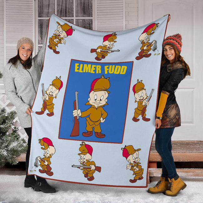 Elmer Fudd Fleece Blanket For Looney Tunes Fan 6 - PerfectIvy
