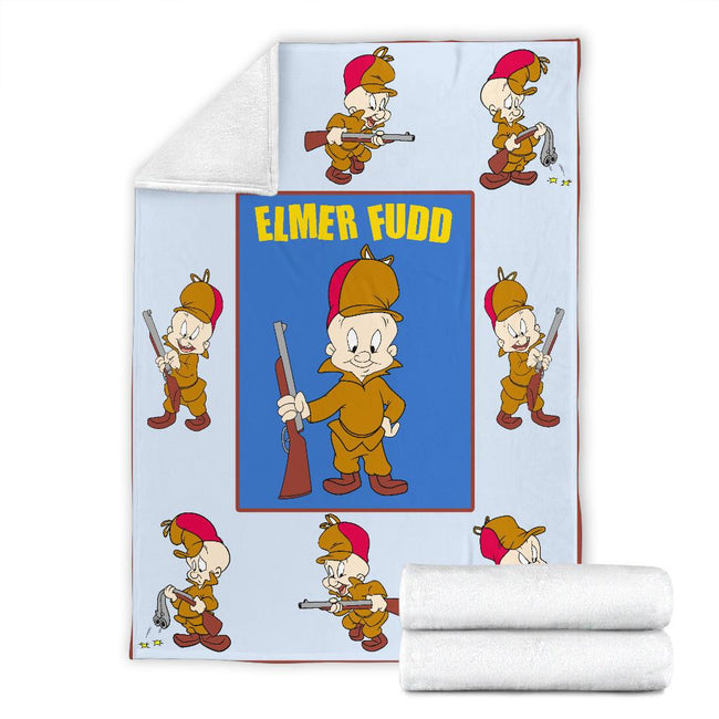 Elmer Fudd Fleece Blanket For Looney Tunes Fan 7 - PerfectIvy