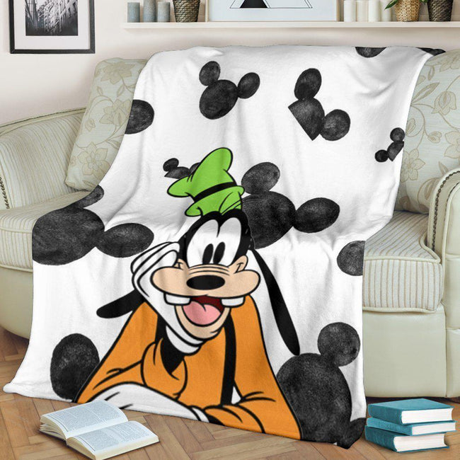 Face Goofy Fleece Blanket For Bedding Decor Gift 2 - PerfectIvy