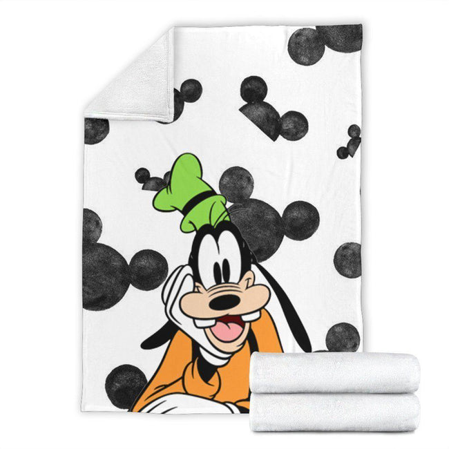 Face Goofy Fleece Blanket For Bedding Decor Gift 4 - PerfectIvy