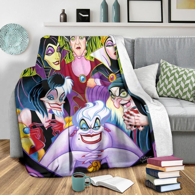 Favorite Villains Fleece Blanket For Bedding Decor 3 - PerfectIvy