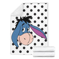 Funny Eeyore Fleece Blanket Winnie The Pooh Bedding Decor 4 - PerfectIvy
