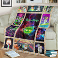 Funny Rick And Morty Fleece Blanket Gift For Fan 2 - PerfectIvy