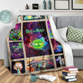 Funny Rick And Morty Fleece Blanket Gift For Fan 4 - PerfectIvy
