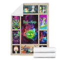 Funny Rick And Morty Fleece Blanket Gift For Fan 1 - PerfectIvy