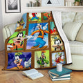 Goofy Fleece Blanket Funny Cartoon For Bedding Decor 2 - PerfectIvy