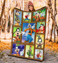 Goofy Fleece Blanket Funny Cartoon For Bedding Decor 5 - PerfectIvy