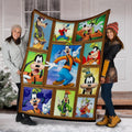 Goofy Fleece Blanket Funny Cartoon For Bedding Decor 6 - PerfectIvy