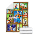 Goofy Fleece Blanket Funny Cartoon For Bedding Decor 7 - PerfectIvy