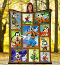 Goofy Fleece Blanket Funny Cartoon For Bedding Decor 1 - PerfectIvy